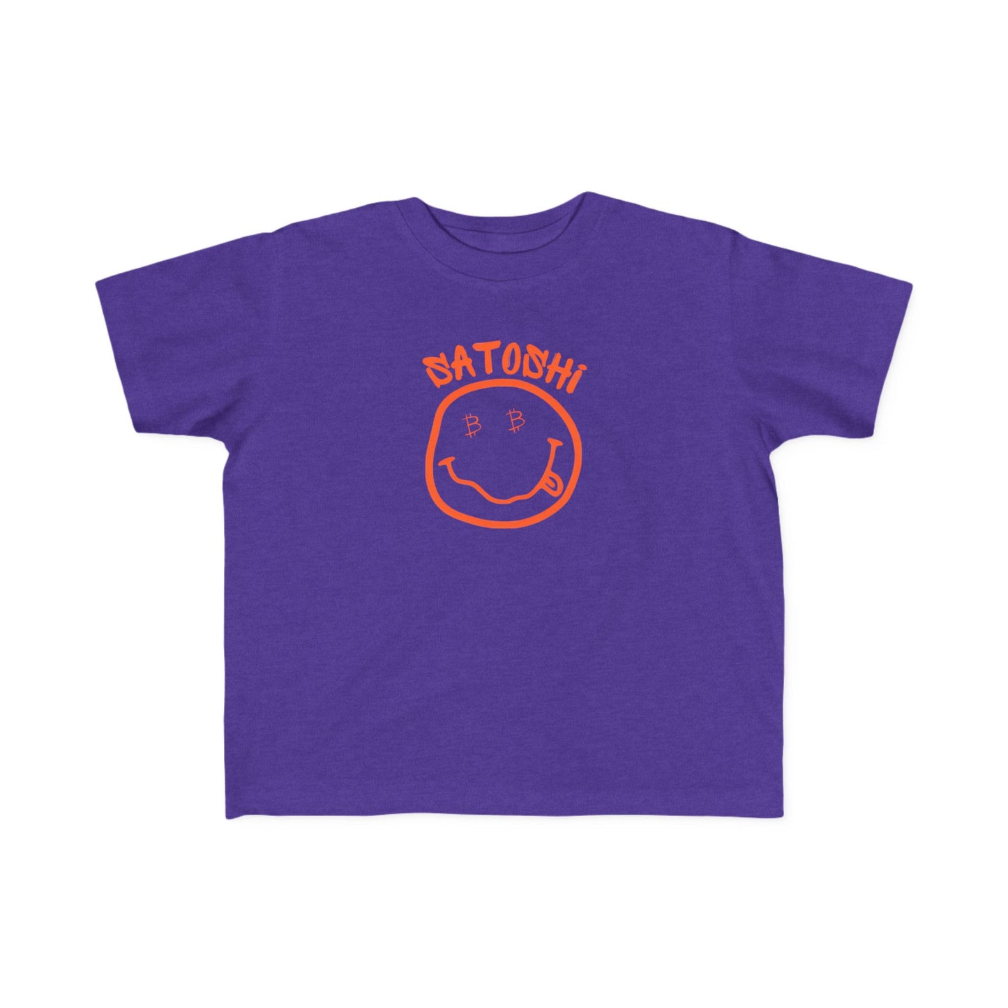 Bitcoin Eyed Satoshi Smiley Toddler T-Shirt