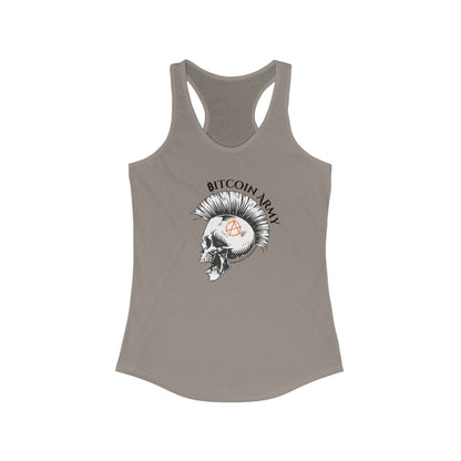 Bitcoin Army Hard Money Anarchists Women's Racerback Tank