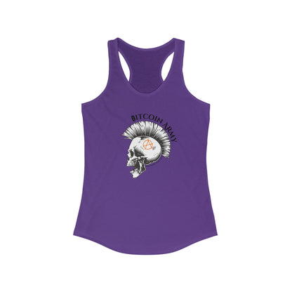 Bitcoin Army Hard Money Anarchists Women's Racerback Tank