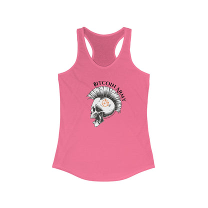 Bitcoin Army Hard Money Anarchists Women's Racerback Tank