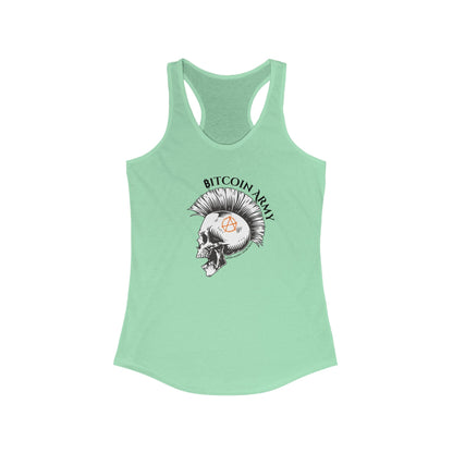 Bitcoin Army Hard Money Anarchists Women's Racerback Tank