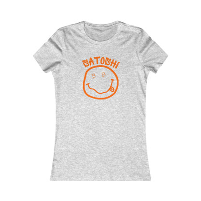 Bitcoin Eyed Satoshi Smiley Women's T-Shirt