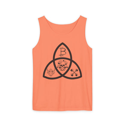 Beef Barbells & Bitcoin Trifecta Trendy Unisex Tank Top