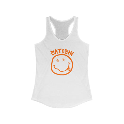SATS Eyed Satoshi Smiley Women's Racerback Tank