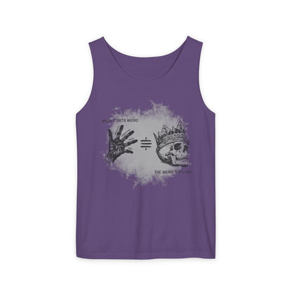 Weird Turn Pro Hand & Skull Unisex Tank Top