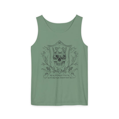 Sovereign Individual Skull Unisex Tank Top