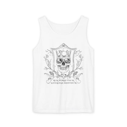 Sovereign Individual Skull Unisex Tank Top