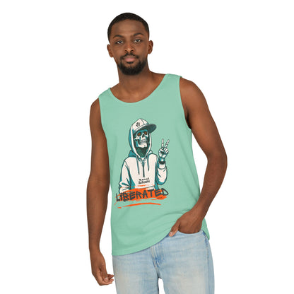 We Are All Satoshi Liberated NRG Skeleton Tank Top